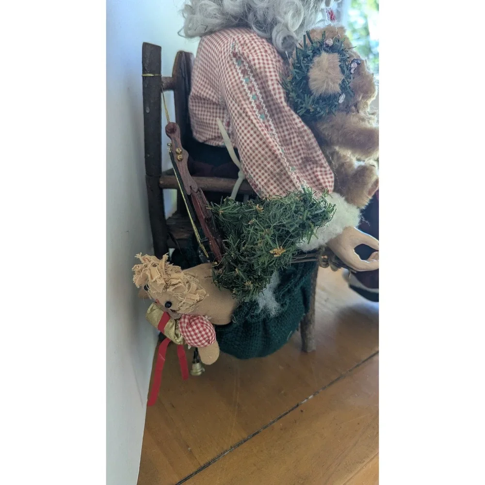 Vintage Figments of Folklore Collection Santa Claus Twig Chair